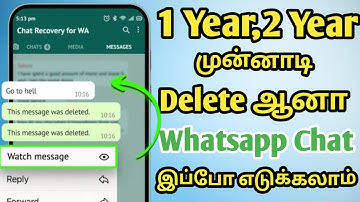 How to Recover Deleted Messages on WhatsApp Without Backup (5 Year Old Chats)
