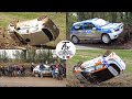 Crashes  many mistakes rallye du touquet 2024