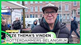 Deze Themas Vinden Rotterdammers Belangrijk Voor De Gemeenteraadsverkiezingen Open Vraag