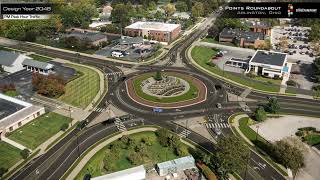 Five Points Intersection Improvements Traffic Animation