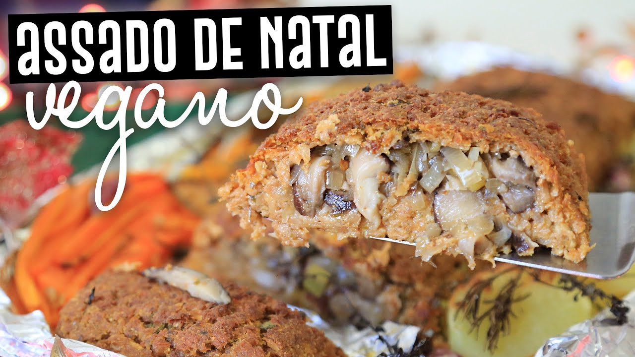 ASSADO VEGANO NATALINO, FÁCIL DE FAZER E MUITO DELICIOSO | ESPECIAL DE NATAL TNM Vegg