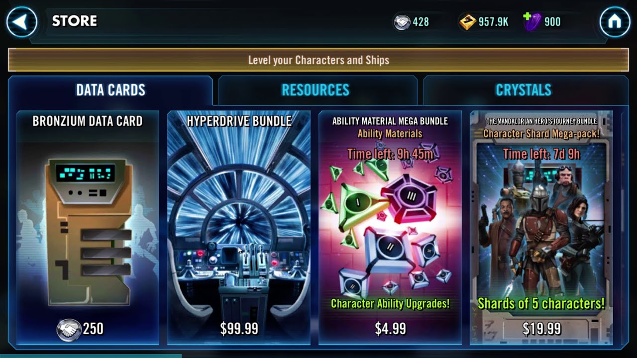 Star Wars Galaxy of Heroes store music