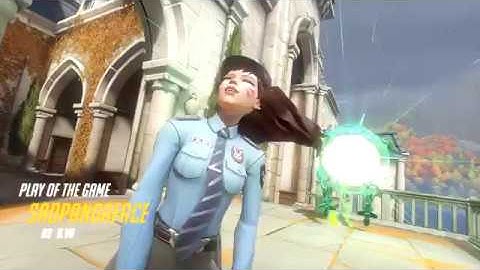 Overwatch - D.Va FFA Environmental Double-Kill
