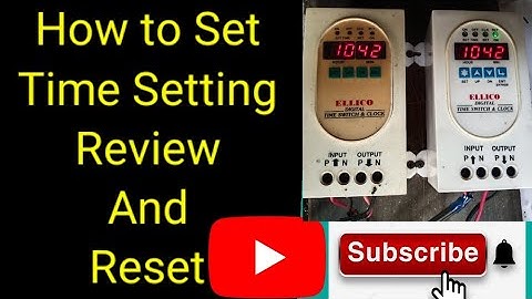 Digital Timer Time Setting ##Reset##Review##Ellico Timer Time setting## In Hindi##