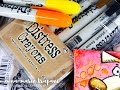Watercoloring Stamped Images + Canvases with Distress Crayons