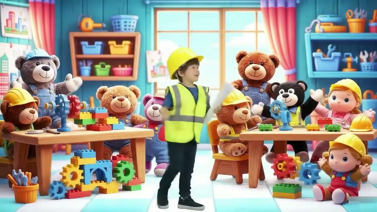 Build & Boogie! 🛠 | Bridge-Builder Song for Kids