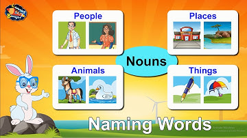 Naming Words for Kids | Nouns | Grammar Grade 1 | Learning Booster | How to find Nouns