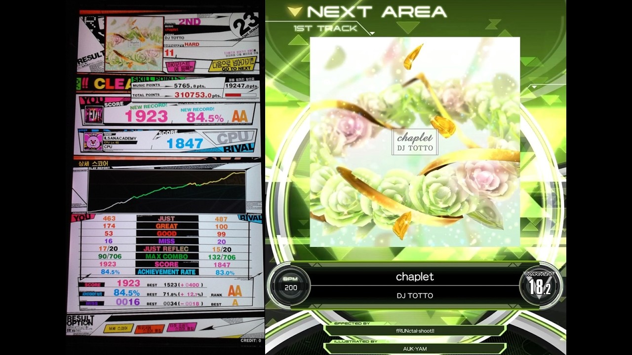 打鍵音)[SDVX] chaplet [MXM](初見 987k) - YouTube