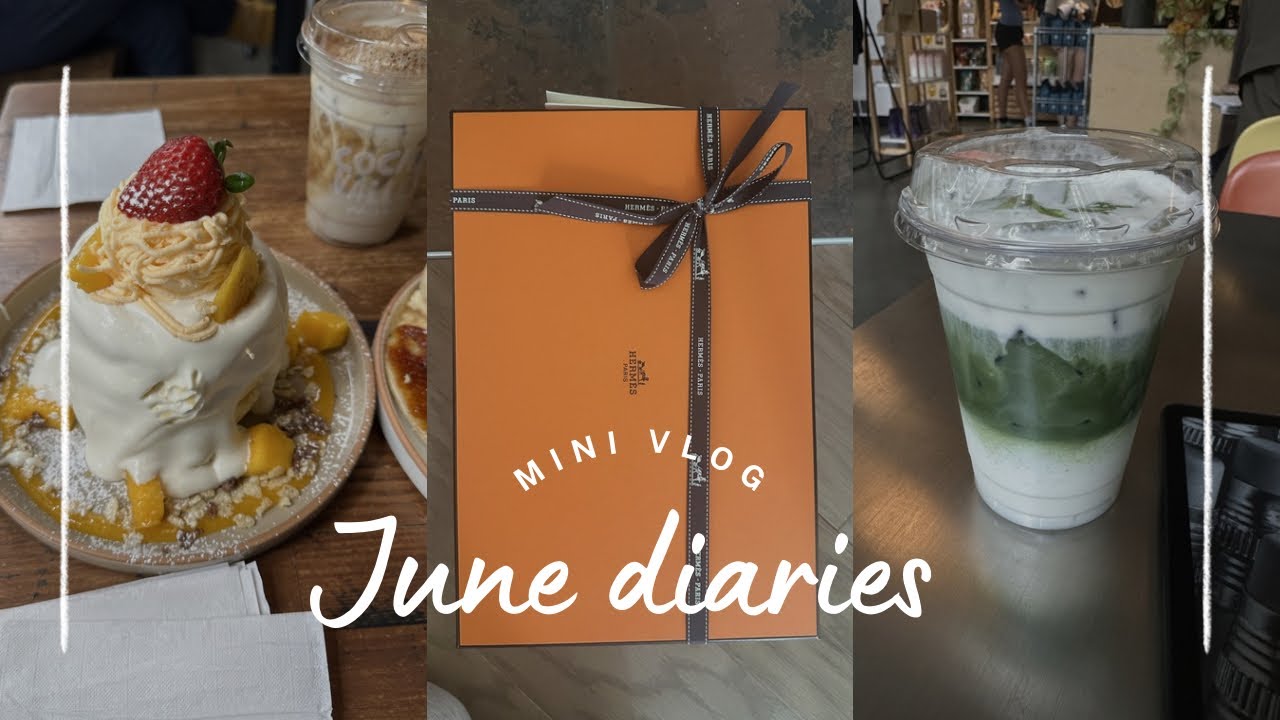 my closet journey❣️ HERMES ニュアージュ June Diaries: Coffee Shops, Home & Hermes Unboxing - YouTube