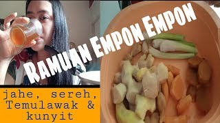 Tingkatkan Daya Tahan Tubuh, Cegah Covid-19, Ramuan Jahe, kunyit, sereh, temulawak