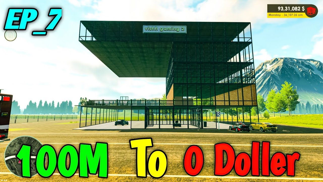 My 100M Dollar Convert In 0 Dollar Challenge | Car For Sale Simulator 2025