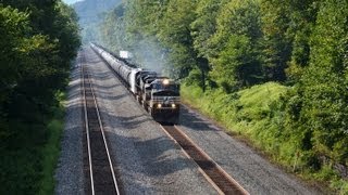 NS 65X (Empty Crude Oil) Westbound on the PITL