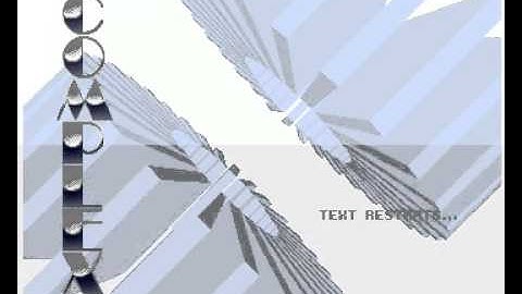 Amiga Intro : An Old Intro / Complex (1993)