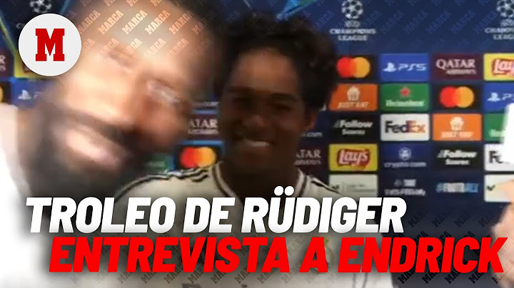 Rüdiger es un genio: corta la entrevista a Endrick tras el Real Madrid - Stuttgart I MARCA