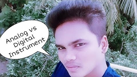 Analog Instrument vs Digital Instrument (EMI)