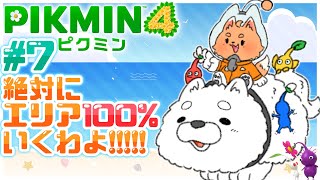 【ピクミン４】とこなぎの浜辺100％行きたいんだよ～!!!🐾【初見プレイ】