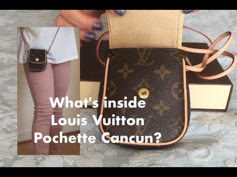 LOUIS VUITTON Monogram Pochette Cancun Shoulder Bag M60018 LV Auth