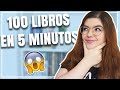 100 LIBROS EN 5 MINUTOS (RETO) | Andreo Rowling