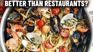 THIS is How Chefs Make Seafood Pasta