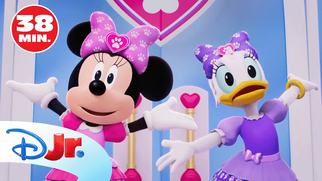 LOS CUENTOS DE MINNIE: HOTEL DE MASCOTAS: Recopilación de Minnie y Daisy 🎀💖 | @DisneyJuniorES