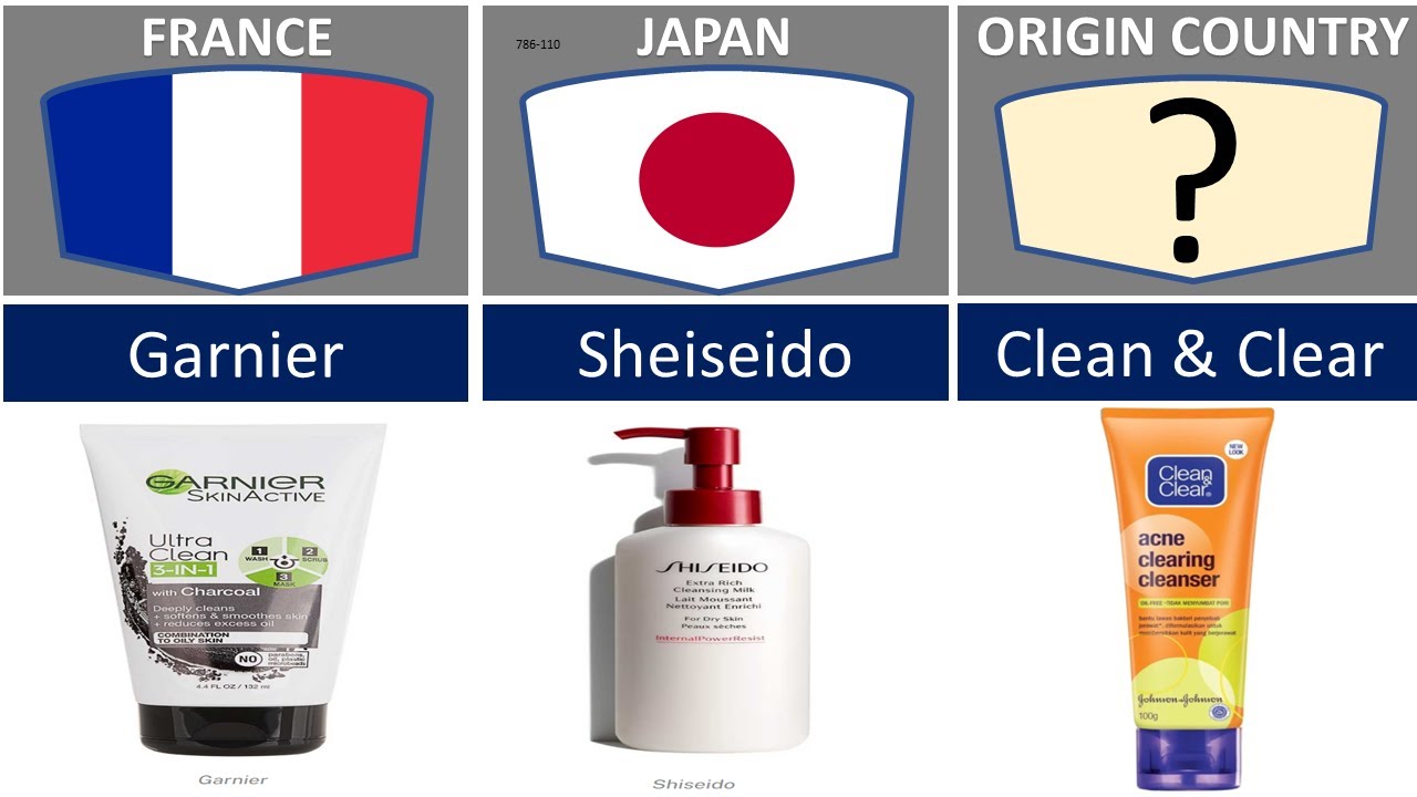 Top Face Wash Brands From Different Countries YouTube