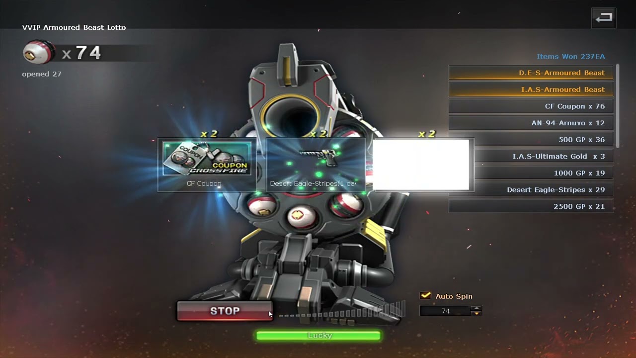 VIP Armoured Beast Mode Package 150 Spins