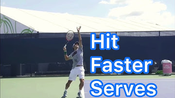 Hit Faster Serves (Learn From Roger Federer)