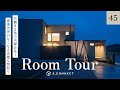 【ルームツアー】共働き2馬力夫婦必見!家事苦労がなくなる完璧な間取り/旅行先にきたように日常が癒される設計デザイン/カーテンレスで暮らせる極上プライベート空間/洗濯完結のランドリー動線/静岡の注文住宅