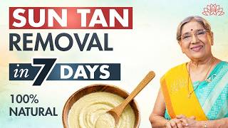 Remove Tan from Face | 3 Natural Sun Tan Home Remedies That Work | Dr Hansaji