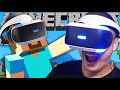 Alors jai jou  minecraft en vr