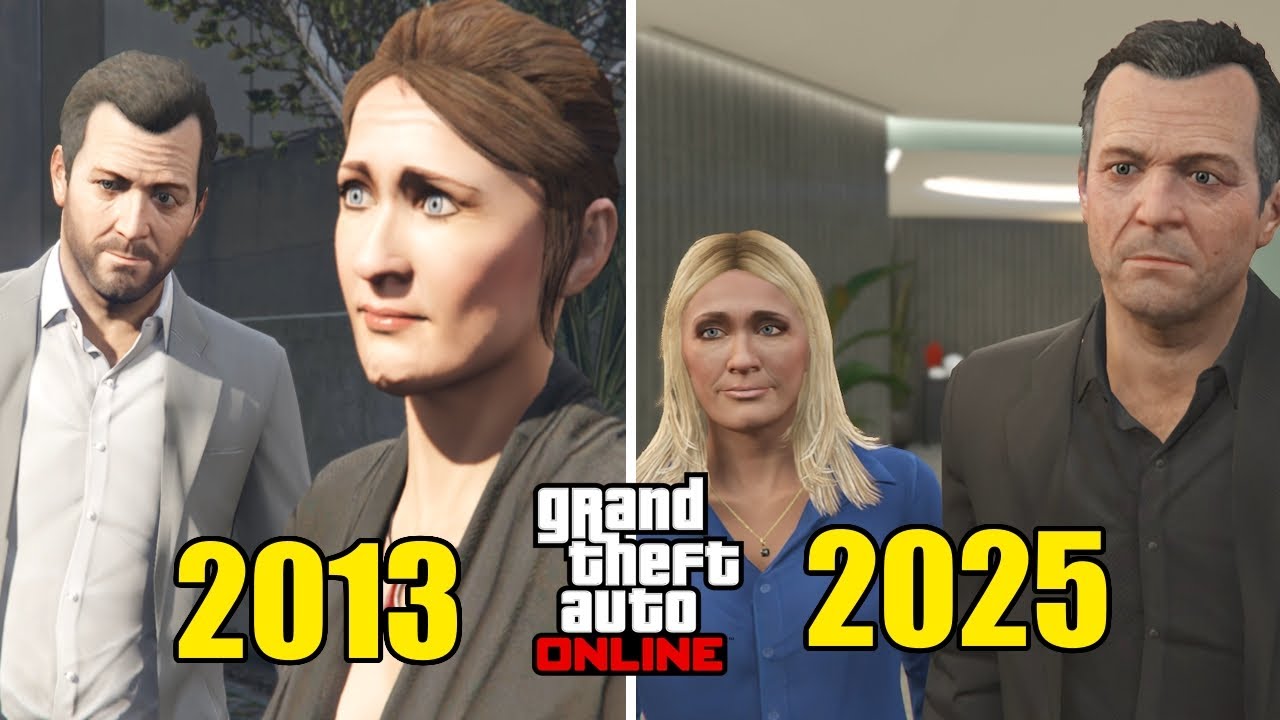 Michael & Amanda Are Getting Old! - Meeting Michael In GTA Online 2025