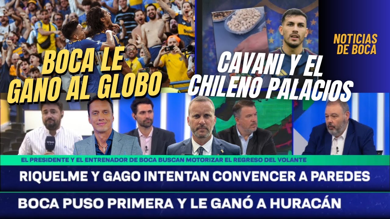 Boca le GANO a HURACAN por La Liga Profesional - Goles de Cavani y el ...