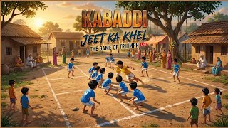 kabaddi Kabaddi! 🏆 The Game of Triumph | Kids Animated Rhymes @zappytoons #3D animated kids video screenshot 4