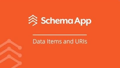 Data Items and URIs