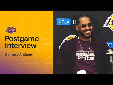 Lakers Postgame: Carmelo Anthony (10/24/21)