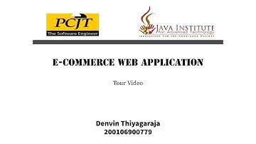 Web Project Tour Video | 1st Year | Semester 01 | Java Institute