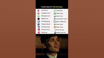 Project ideas for web developer 🕸#shorts #projects #ideas