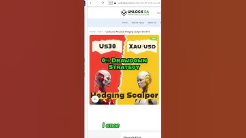 US30 & XAUUSD Hedging Scalper EA MT4 | Safe Dual-Market Strategy