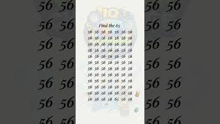 Find #65 solving impossible problems #quiz #viral #trending #iqtest