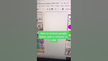 How to embed Google Slides into LMS