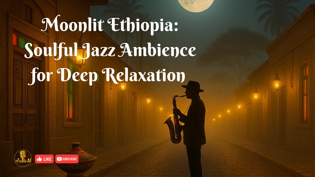 Moonlit Ethiopia • 4 Hours of Soulful Jazz for Deep Relaxation & Calm Nights