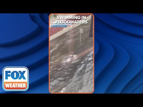 Florida Resident Swims