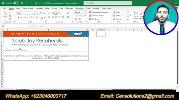 New Perspectives Excel 2019 | Module 3: SAM Project 1a | #scrubjayperipherals #excelmodule3