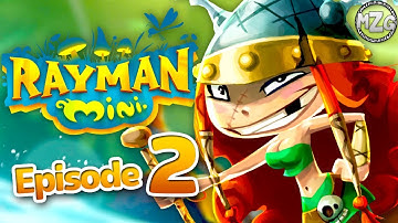 Rayman Mini Gameplay Walkthrough Part 2 - World 2 The Rabbit Hole 100%!
