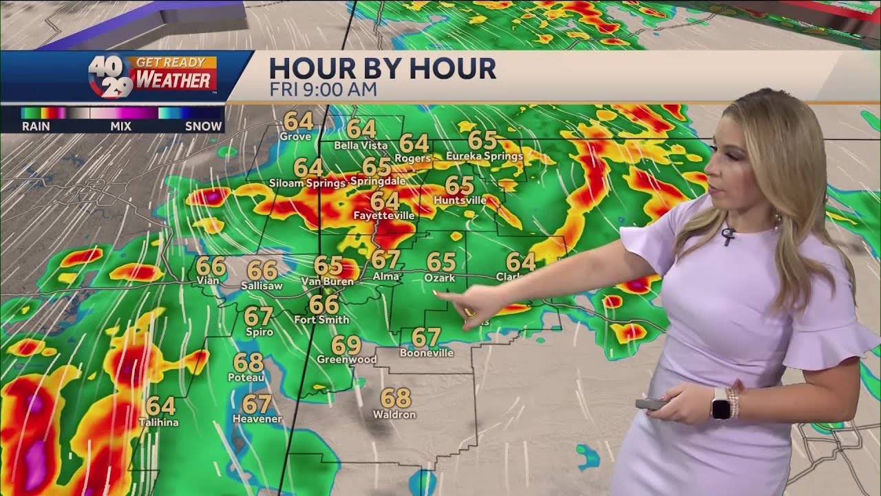 Multiple days of rain and storms - YouTube
