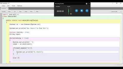 How to make a chatbot in java(BlueJ)