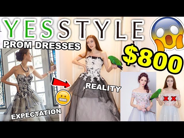 yesstyle homecoming dresses $800 PROM DRESS HAUL!!! TRYING ON PROM UNDER $100!! 2018 ball gown dresses puffy