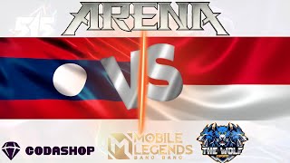 MLBB:การแข่งขัน Arena ลาว Vs อินโดนีเซีย ศึกแดงเดือด 2/02/22 - The Wolf eSports