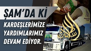 Şamdaki̇ Kardeşleri̇mi̇ze Yardimlarimiz Devam Edi̇yor