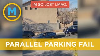This womans hilarious parallel parking fail has gone viral | Your Morning
